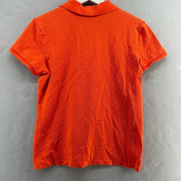 Polo Golf Ralph Lauren Classic Fit Shirt Womens Medium Orange Preppy Pony Logo - Picture 2 of 9